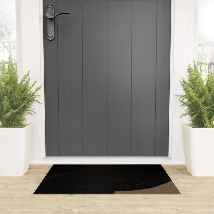 Contemporary Abstract Shape Welcome Mat Gallery Image 3