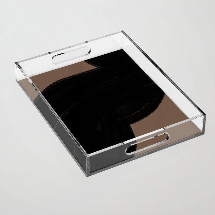 Contemporary Abstract Shape Acrylic Tray Gallery Image 1