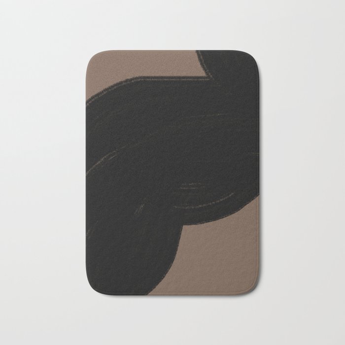 Contemporary Abstract Shape Bath Mat Gallery Image 1