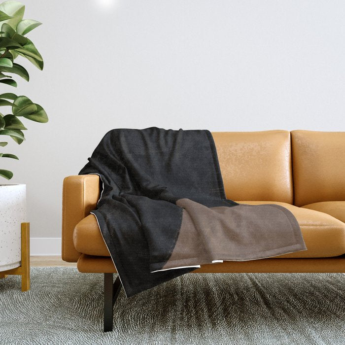 Contemporary Abstract Shape Throw Blanket Gallery Image 1