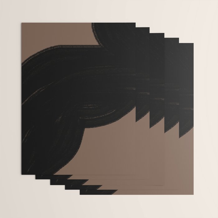 Contemporary Abstract Shape Wrapping Paper Gallery Image 3