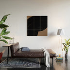 Contemporary Abstract Shape Wood Wall Art Gallery Image 2