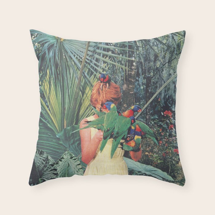 Hiding Throw Pillow Gallery Image 6
