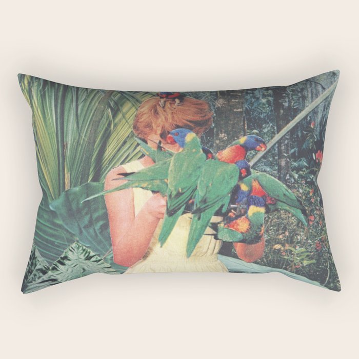 Hiding Rectangular Pillow Gallery Image 1