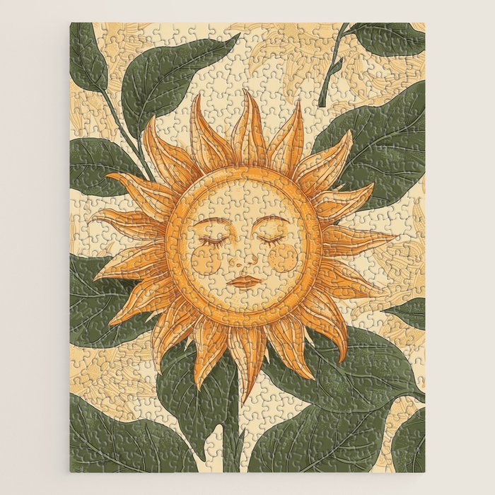 Sunflower Face - Dreaming Jigsaw Puzzle Gallery Image 1