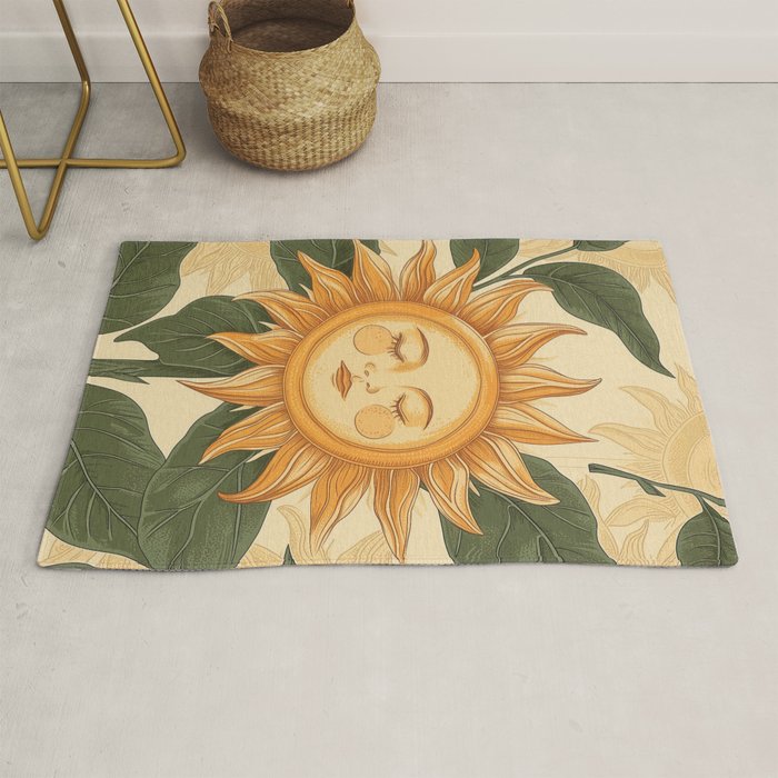 Sunflower Face - Dreaming Rug Gallery Image 1