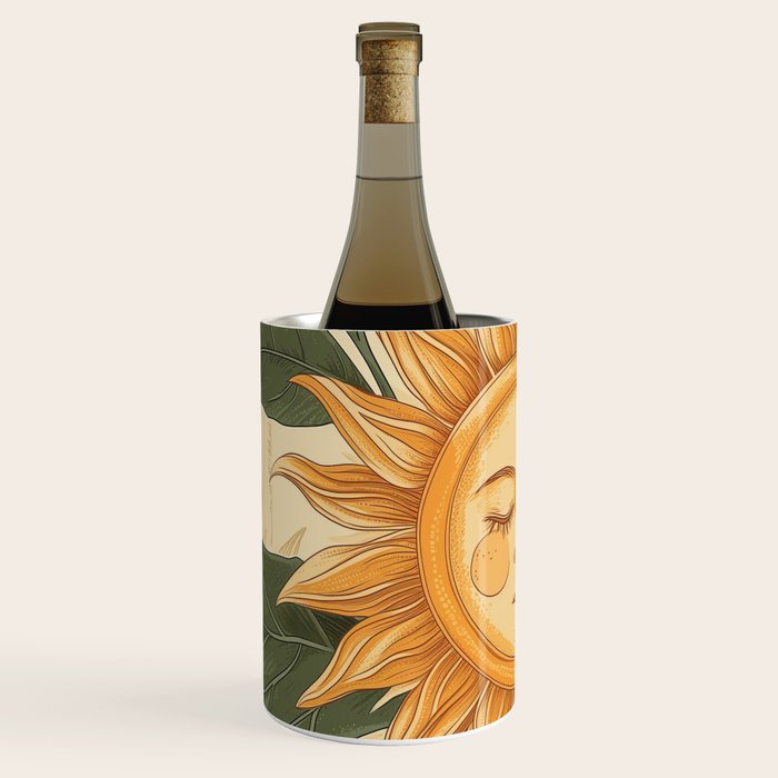 Sunflower Face - Dreaming Wine Chiller Gallery Image 2