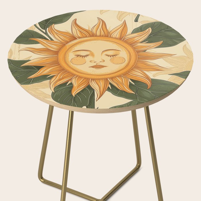 Sunflower Face - Dreaming Side Table Gallery Image 2