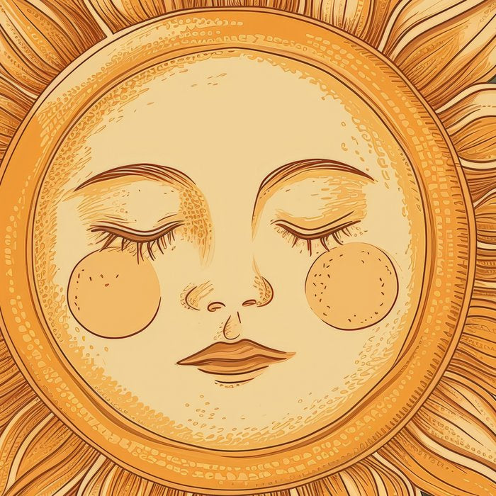 Sunflower Face - Dreaming Coffee Mug Gallery Image 2