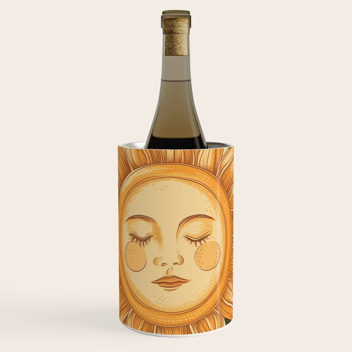 Sunflower Face - Dreaming Wine Chiller Gallery Image 1