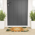 Sunflower Face - Dreaming Welcome Mat Gallery Image 3