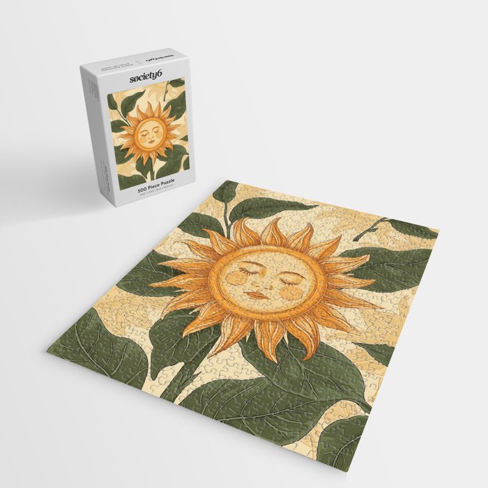 Sunflower Face - Dreaming Jigsaw Puzzle Gallery Image 2