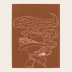 Love or Die Tryinâ - Cowhand - Rust & Peach Poster Gallery Image 4