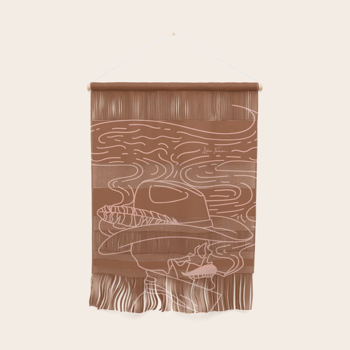 Love or Die Tryinâ - Cowhand - Rust & Peach Wall Hanging Gallery Image 1