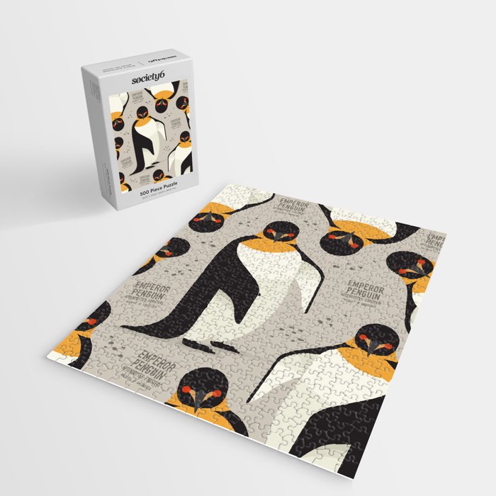 Emperor Penguin, Wildlife of Antarctica Jigsaw Puzzle Gallery Image 2