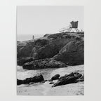 Leo Carrillo State Beach | Malibu California | Black and White Photography | Malibu Photography Poster Gallery Image 4