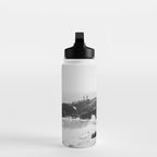 Leo Carrillo State Beach | Malibu California | Black and White Photography | Malibu Photography Water Bottle Gallery Image 3