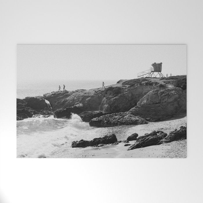 Leo Carrillo State Beach | Malibu California | Black and White Photography | Malibu Photography Welcome Mat Gallery Image 1