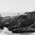 Leo Carrillo State Beach | Malibu California | Black and White Photography | Malibu Photography Coffee Mug Gallery Image 2
