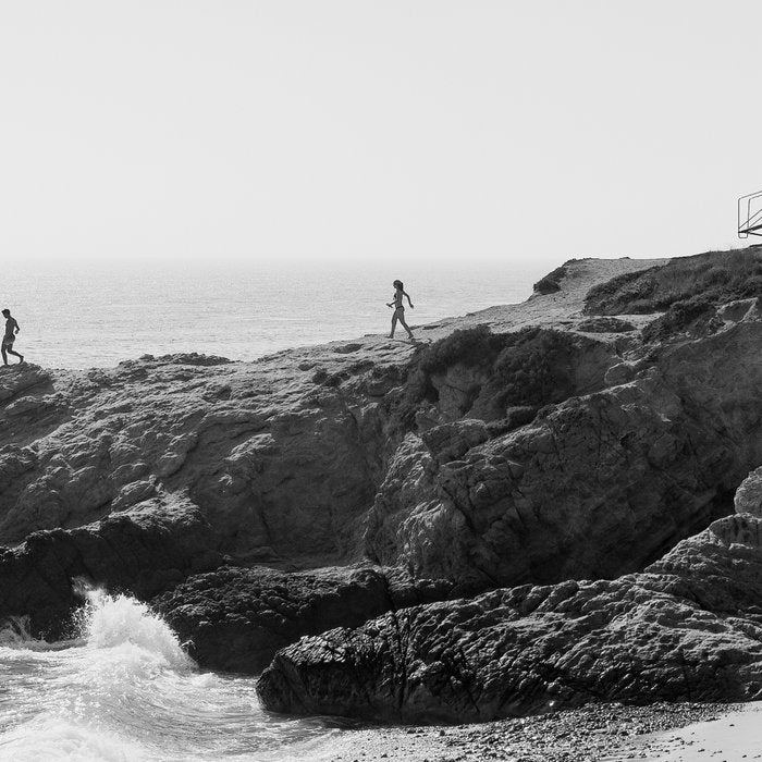 Leo Carrillo State Beach | Malibu California | Black and White Photography | Malibu Photography Coffee Mug Gallery Image 2