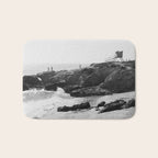 Leo Carrillo State Beach | Malibu California | Black and White Photography | Malibu Photography Bath Mat Gallery Image 1