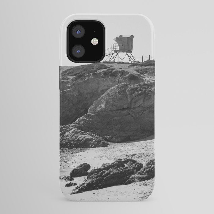 Leo Carrillo State Beach | Malibu California | Black and White Photography | Malibu Photography iPhone Case Gallery Image 41