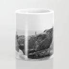 Leo Carrillo State Beach | Malibu California | Black and White Photography | Malibu Photography Coffee Mug Gallery Image 4