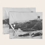 Leo Carrillo State Beach | Malibu California | Black and White Photography | Malibu Photography Placemat Gallery Image 1