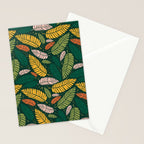 Tropical palm leaves pattern Stationery Card Gallery Image 2