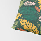 Tropical palm leaves pattern Pillow Sham Gallery Image 4