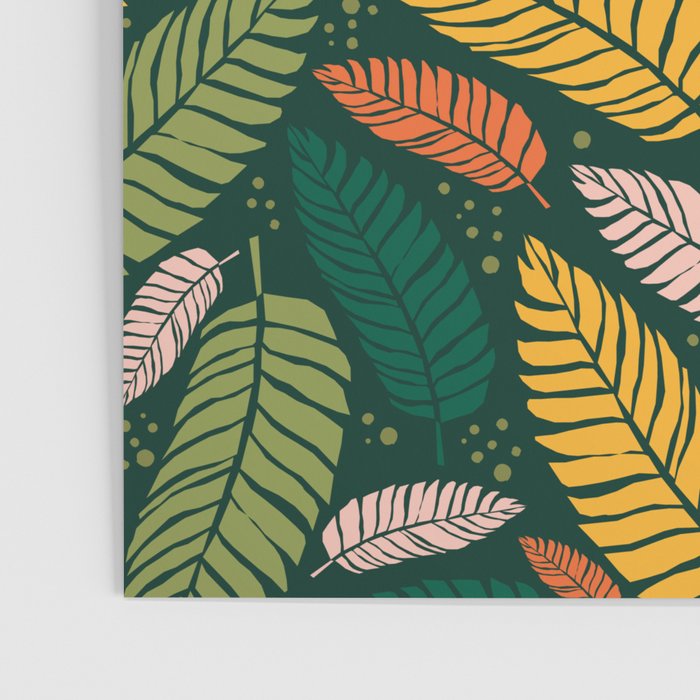 Tropical palm leaves pattern Poster Gallery Image 3