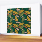 Tropical palm leaves pattern Wall Mural Gallery Image 2