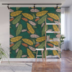 Tropical palm leaves pattern Wall Mural Gallery Image 1