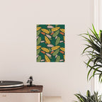 Tropical palm leaves pattern Poster Gallery Image 2