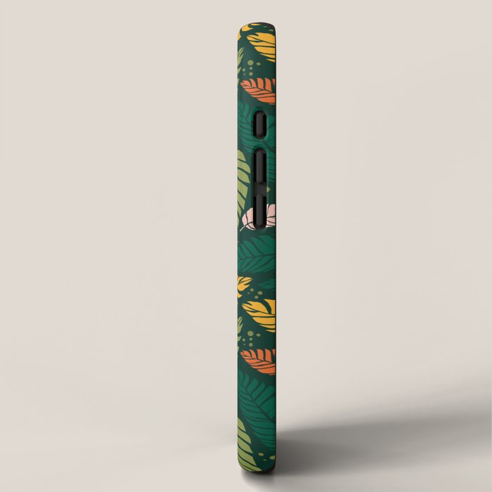 Tropical palm leaves pattern iPhone Case Gallery Image 2