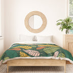 Tropical palm leaves pattern Duvet Cover Gallery Image 3