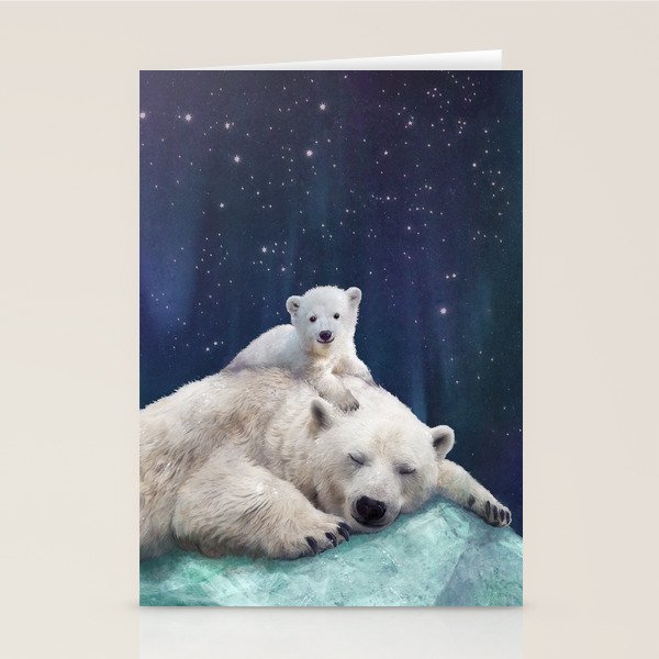 Polar Bears Stationery Card Gallery Image 1