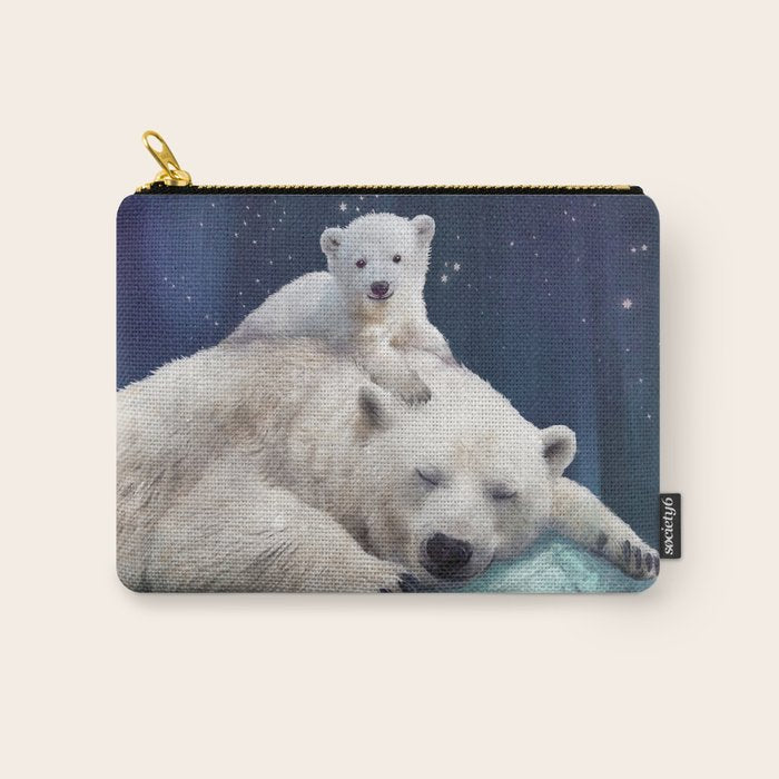 Polar Bears Carry All Pouch Gallery Image 1