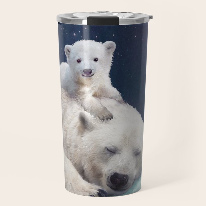 Polar Bears Travel Mug Gallery Image 1