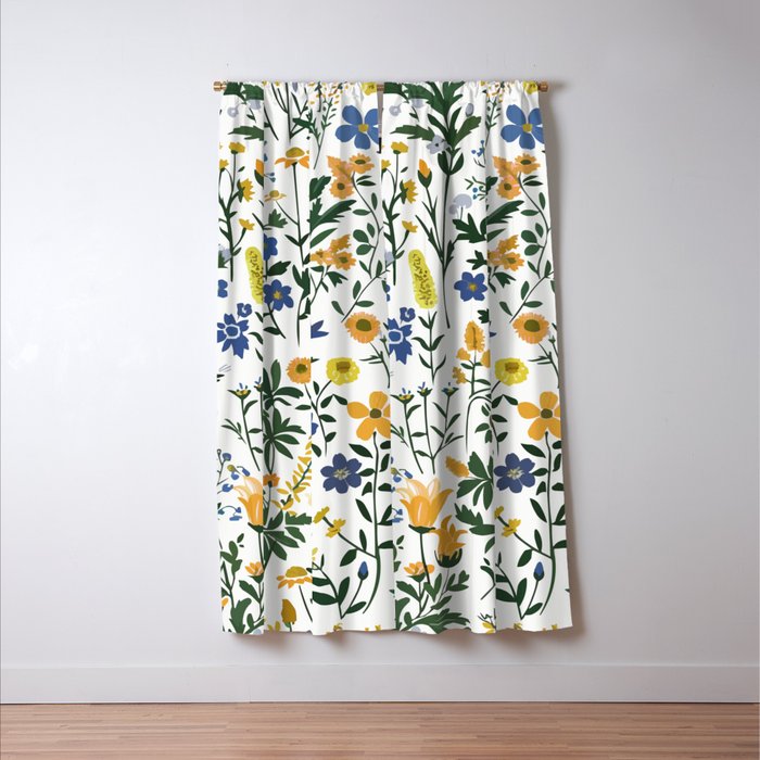 Florarium Cottage Floral Window Curtain Gallery Image 3