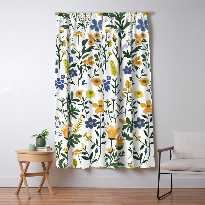 Florarium Cottage Floral Window Curtain Gallery Image 5