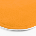 Cheerful Orange Yellow Marigold Solid Colour Bath Mat Gallery Image 3