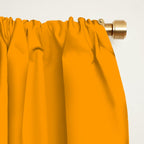 Cheerful Orange Yellow Marigold Solid Colour Window Curtain Gallery Image 2