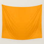 Cheerful Orange Yellow Marigold Solid Colour Wall Tapestry Gallery Image 4