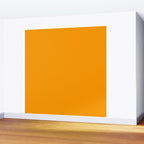Cheerful Orange Yellow Marigold Solid Colour Wall Mural Gallery Image 2
