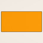 Cheerful Orange Yellow Marigold Solid Colour Desk Mat Gallery Image 3