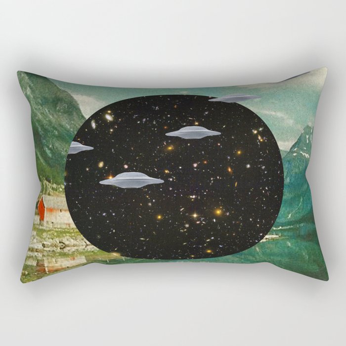 Alien Escapade Rectangular Pillow Gallery Image 1