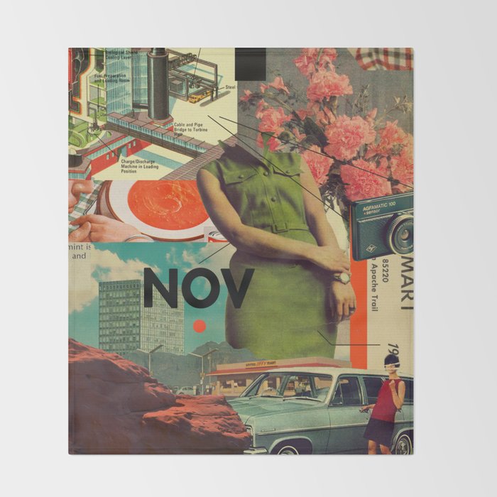 NOVember Throw Blanket Gallery Image 2