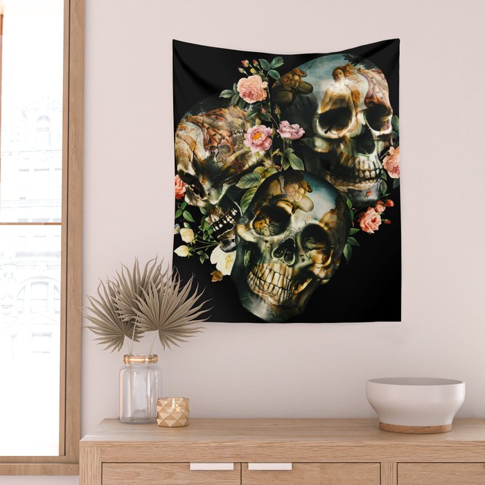 Skull & Venus Wall Tapestry Gallery Image 2