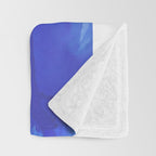 Live in the Sunshine - nature environment quote watercolor abstract Throw Blanket Gallery Image 3